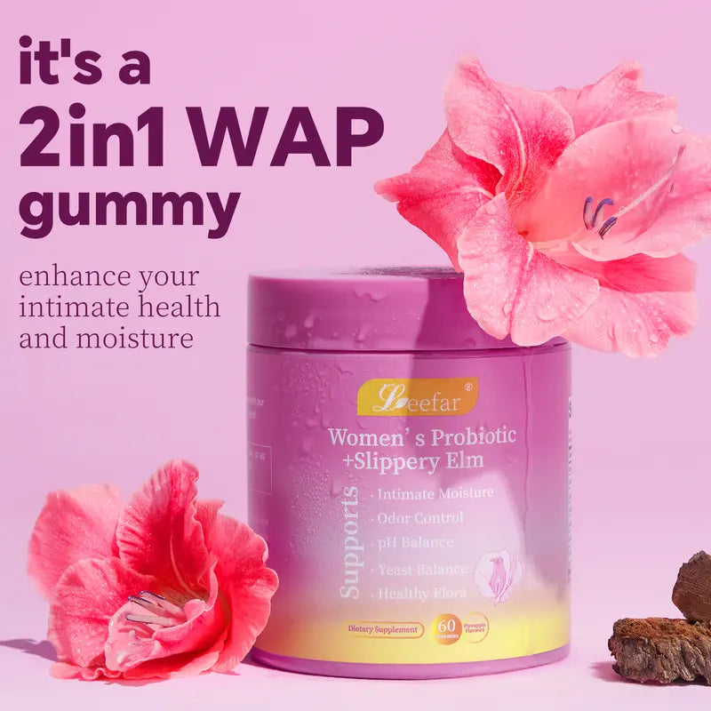 Feminine Probiotics Gummies: Restore Natural Intimate Moisture & Daily pH Balance