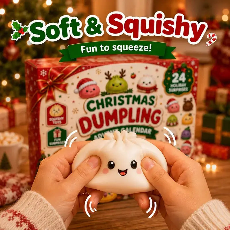 24-Day Christmas Dumpling Squishy Advent Calendar
