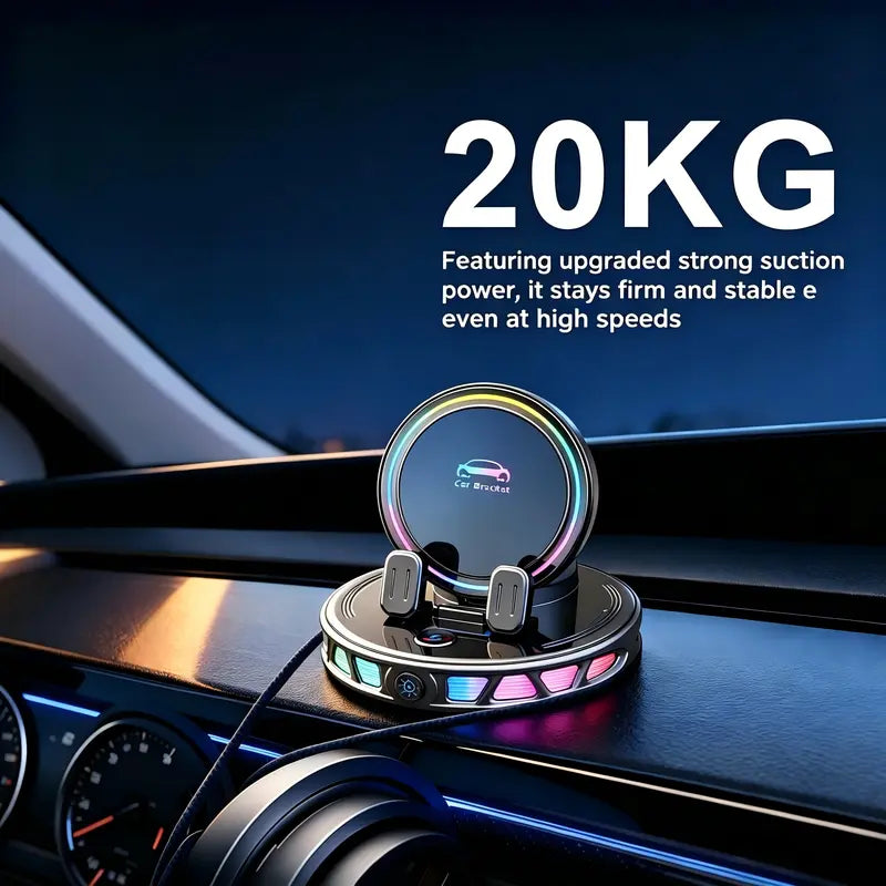 Fast Wireless Charging 360° Rotating Car Mount