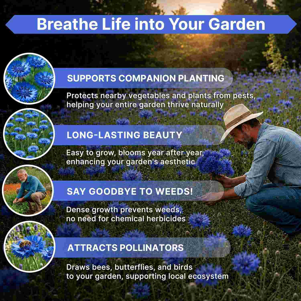 Premium Heirloom Flower Seeds for Vibrant Blooming Gardens