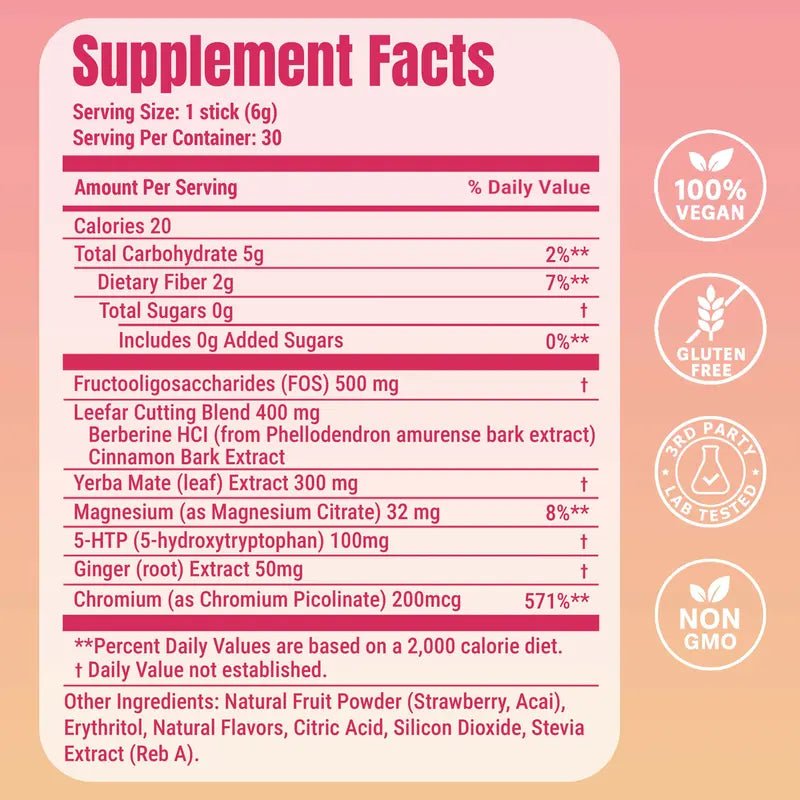 Boost Metabolism & Burn Fat Fast With Natural Berberine Cutting Drink Mix