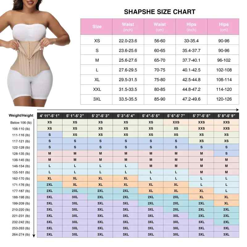 Instant Hourglass Shaping Waist Trainer with Zipper & Hooks