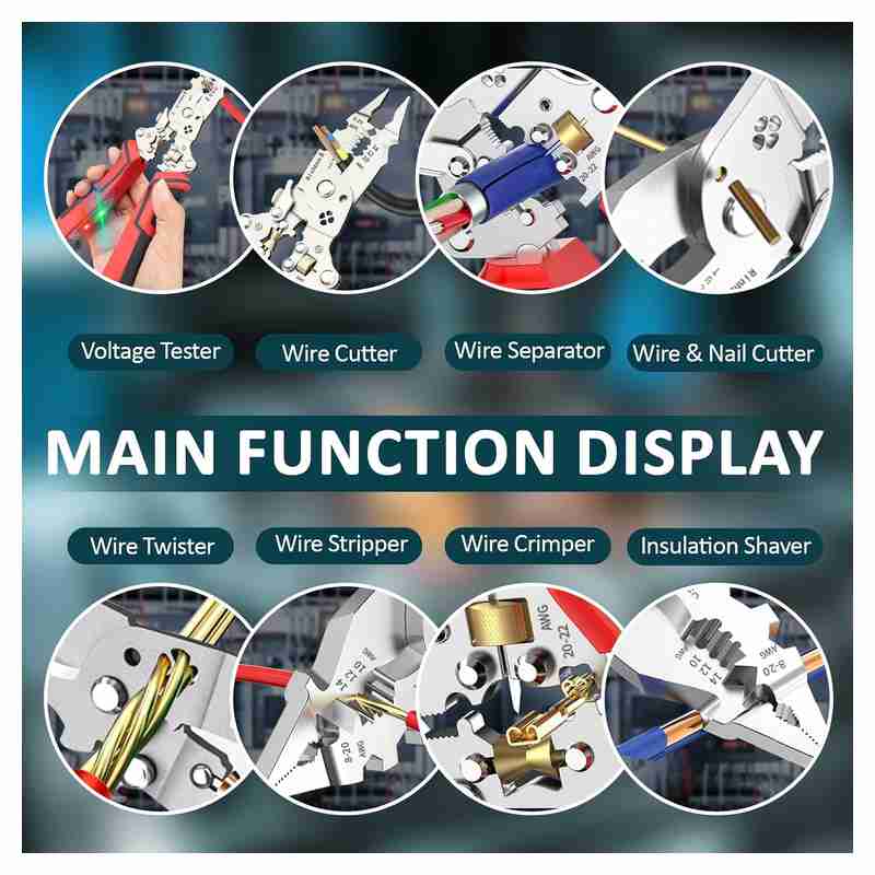 [BUY 1 GET 1 FREE] All-In-One Smart Wire Stripper with Voltage Detection