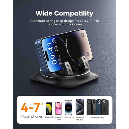 Ultra-Stable 360° Rotatable Mech Car Phone Holder