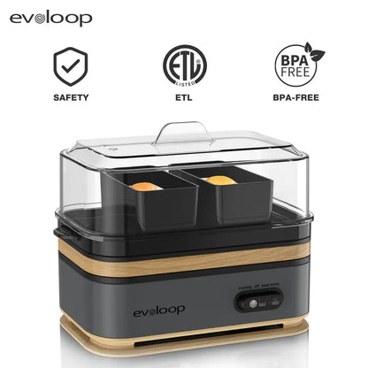 Rapid Electric Egg Cooker & Multi-Function Breakfast Steamer
