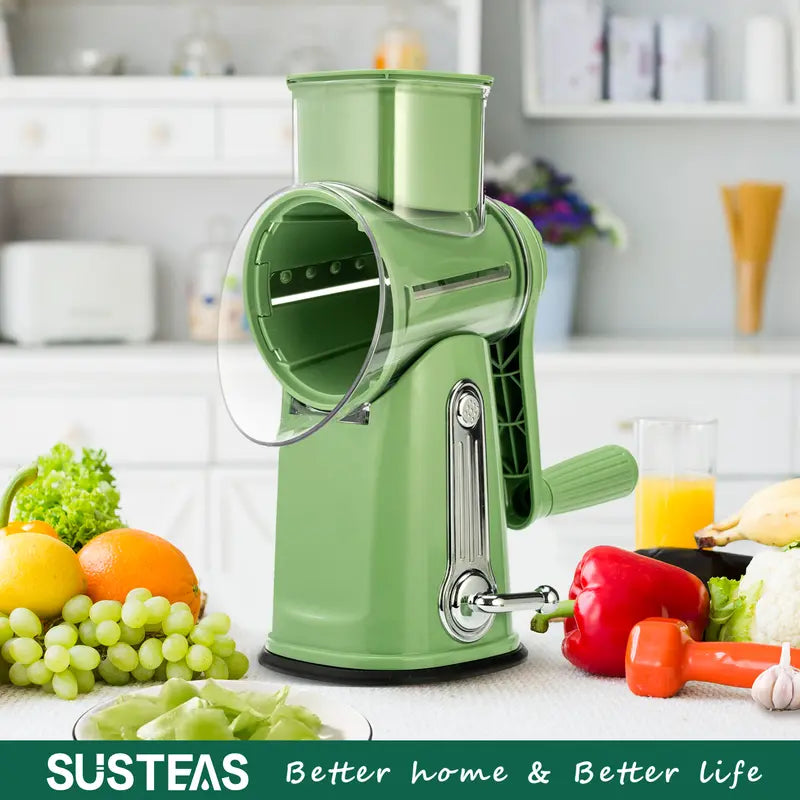 Effortless Meal Prep in Seconds With 5 Interchangeable Stainless Blades