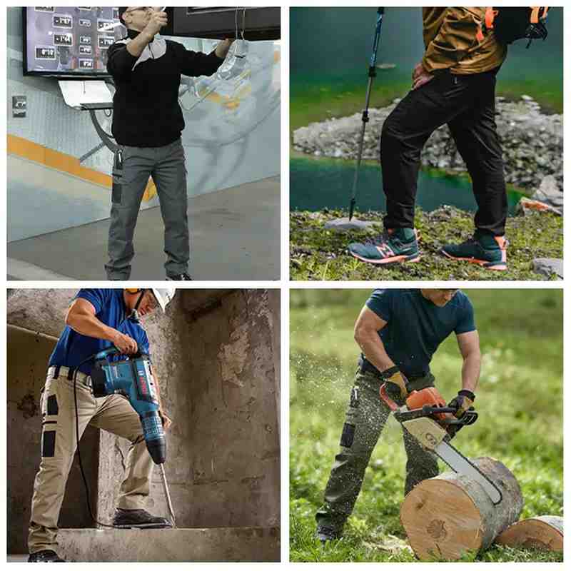 Indestructible Multi-Pocket Tactical Work Pants: Waterproof, Ripstop & Built