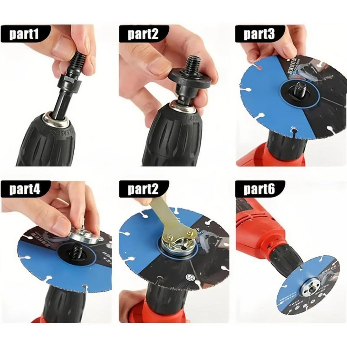 Turn Any Electric Drill Into a Powerful Angle Grinder in Seconds