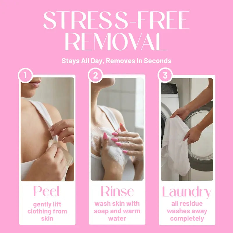 Invisible All-Day Body & Clothing Adhesive Spray-Free Hold
