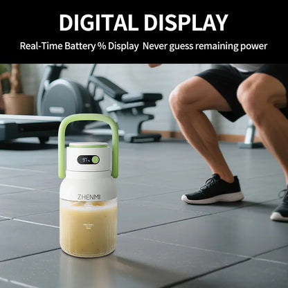 Portable Cordless Blender Bottle with Carrying Handle