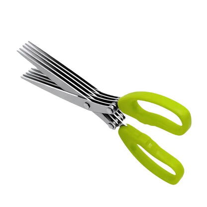 Snip Herbs 5X Faster: The Ultimate 5-Blade Stainless Steel Herb Scissors
