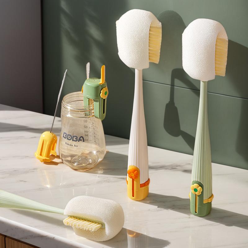 5-in-1 Multifunctional Cup & Bottle Cleaning Brush Set