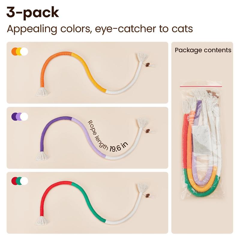 [BUY 1 GET 1 FREE]Natural Dental Care & Interactive Play Rope for Cats