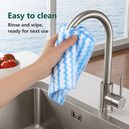 Instant Grease-Release Microfiber Dishcloths: Wipe Heavy Oil in Seconds with Zero Odor