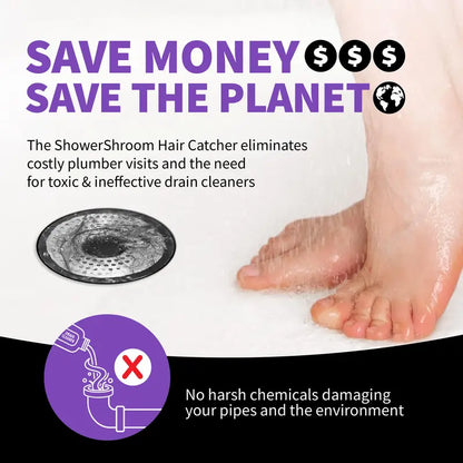 Universal Stainless Steel Shower Hair Catcher & Drain Protector