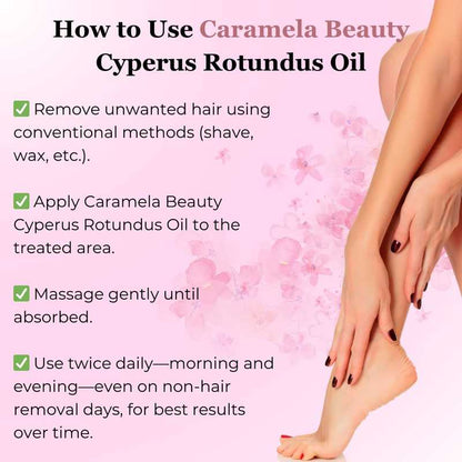 Natural Hair Growth Inhibitor Oil for Silky Smooth Skin