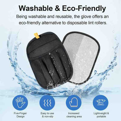 Effortless Electrostatic Pet Hair Remover Mitts – Instant Clean with Every Swipe