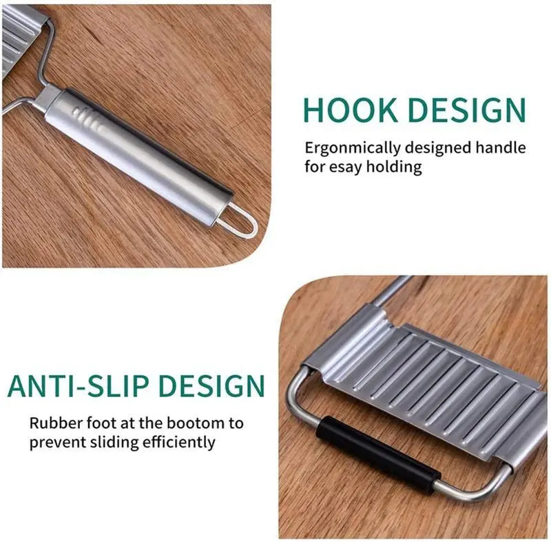 Multi-Blade Stainless Steel Vegetable Slicer & Grater Set