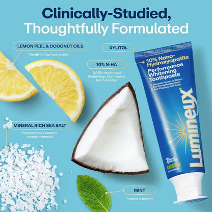 10% Nano-Hydroxyapatite Enamel Repair & Natural Whitening Toothpaste