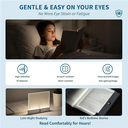 Rechargeable Full-Page Reading Light