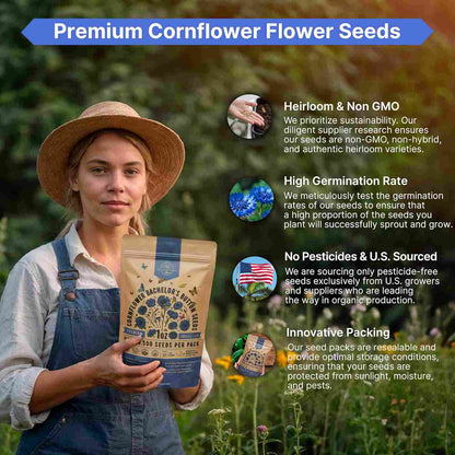 Premium Heirloom Flower Seeds for Vibrant Blooming Gardens