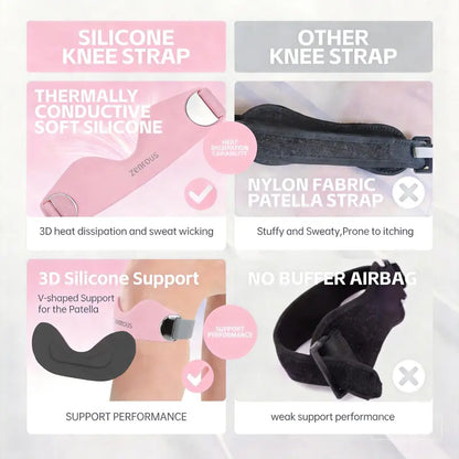 Minimalist Patellar Tendon Strap for Instant Knee Pain Relief & Shock Absorption