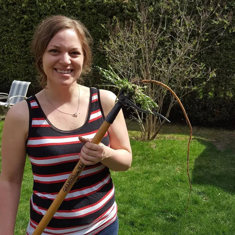 Original Stand-Up Weed Puller Tool – Remove Roots Without Bending
