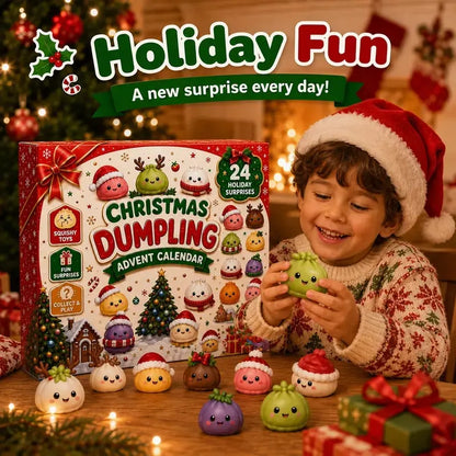 24-Day Christmas Dumpling Squishy Advent Calendar