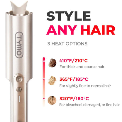 Automatic Air-Rotating Curler for Effortless Salon-Grade Waves