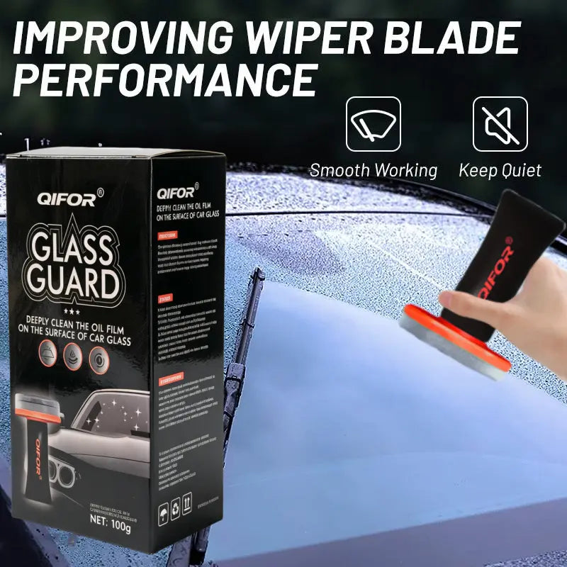 Crystal-Clear Windshield Oil Film & Stain Remover Applicator
