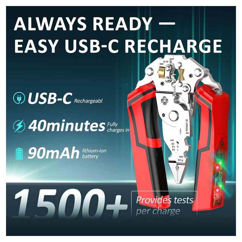 [BUY 1 GET 1 FREE] All-In-One Smart Wire Stripper with Voltage Detection