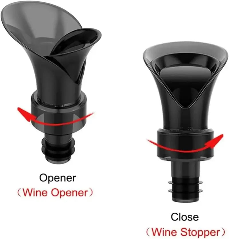 2-in-1 Petal Wine Pourer & Airtight Stopper