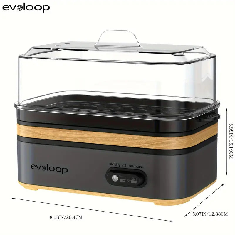 Rapid Electric Egg Cooker & Multi-Function Breakfast Steamer
