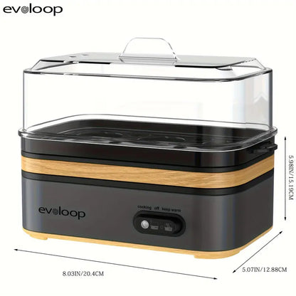 Rapid Electric Egg Cooker & Multi-Function Breakfast Steamer