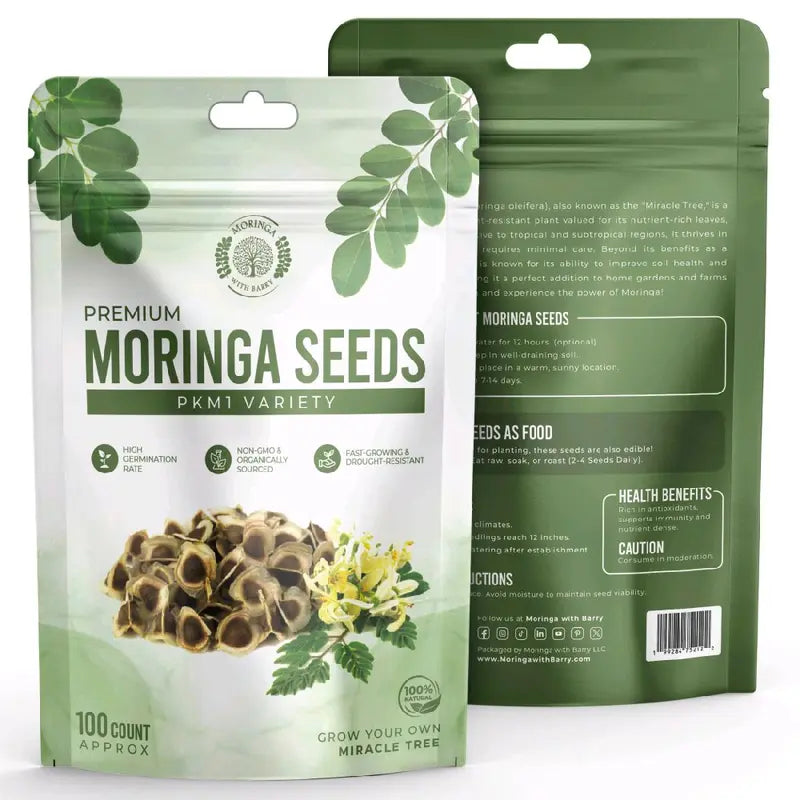 Moringa Tree Seeds – PKM1 Variety For Home Gardening & Planting