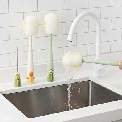 5-in-1 Multifunctional Cup & Bottle Cleaning Brush Set