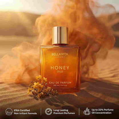 Long-Lasting Honey Oud Eau De Parfum – Sweet Warm Luxury Fragrance