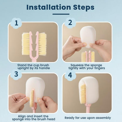 5-in-1 Multifunctional Cup & Bottle Cleaning Brush Set