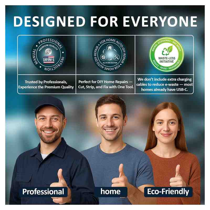 [BUY 1 GET 1 FREE] All-In-One Smart Wire Stripper with Voltage Detection
