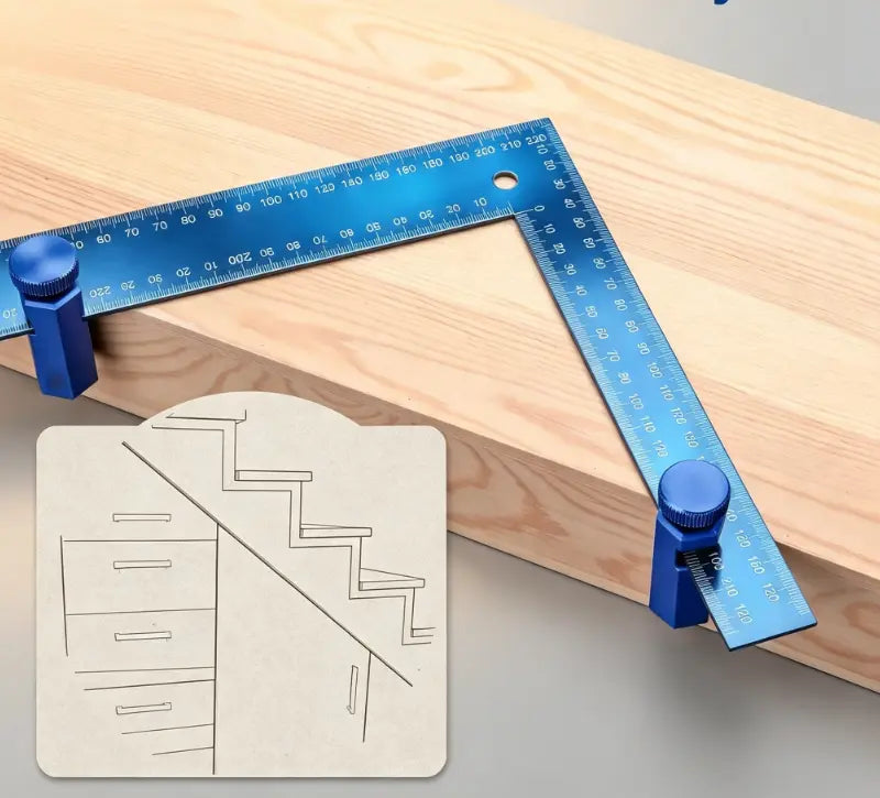 Precision Tall Stair Gauges for Framing Square