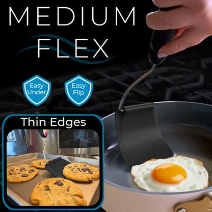 6-in-1 Multi-Angle Adjustable Kitchen Spatula – Effortless Flipping in Deep Pans & Air Fryers