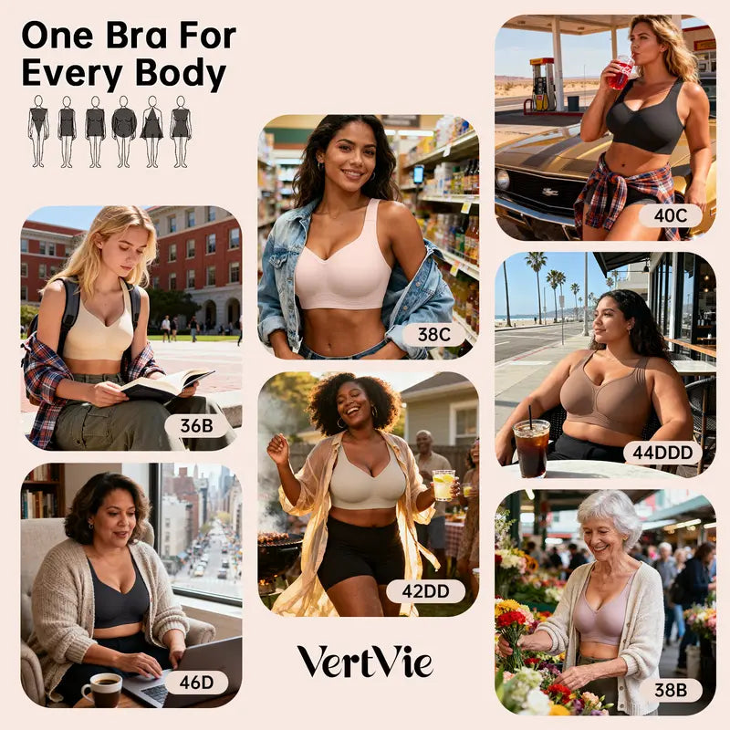 Wireless Front & Back Smoothing Posture Lift Bra