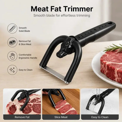 Ultra-Sharp Meat Slicer Peeler for Effortless Paper-Thin Slices