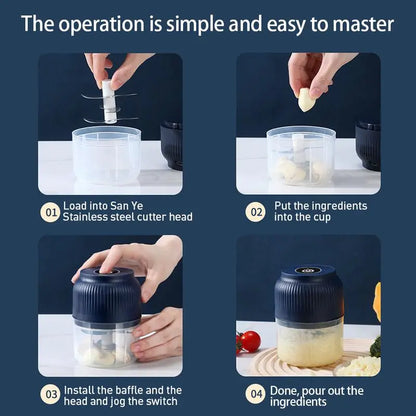 Cordless Mini Electric Food Chopper