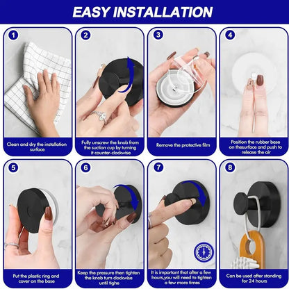 Self-Adhesive Wall Hooks – Heavy Duty & Waterproof