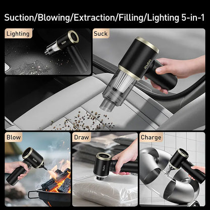 Ultra-Powerful 3-in-1 Cordless Air Duster & Handheld Vacuum Cleaner