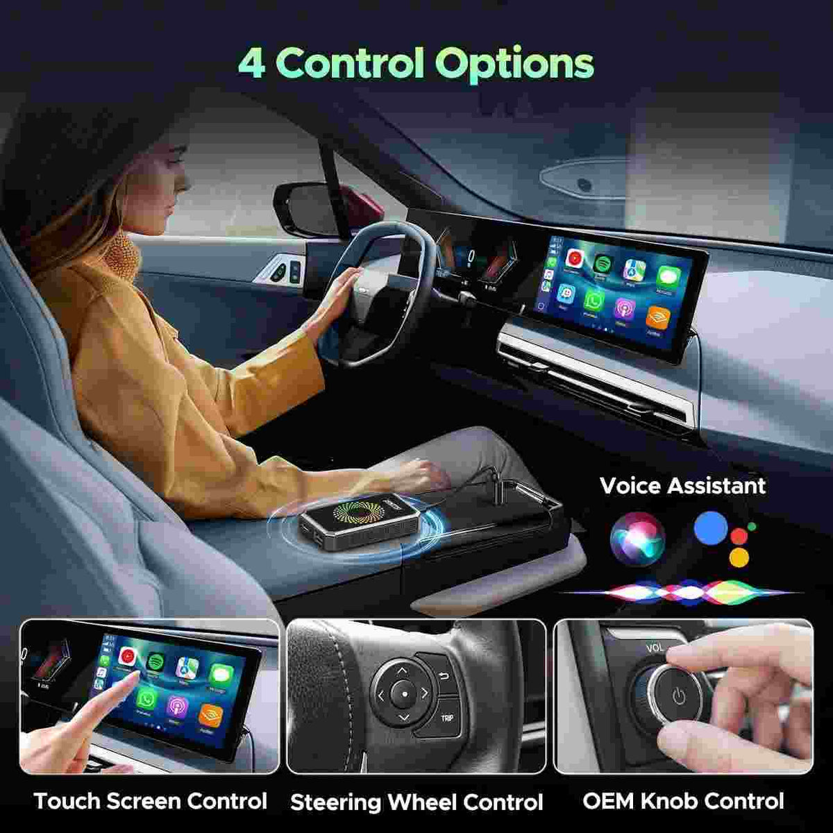 Transform Wired CarPlay to Wireless & Stream HD Videos Instantly on Your Car Screen