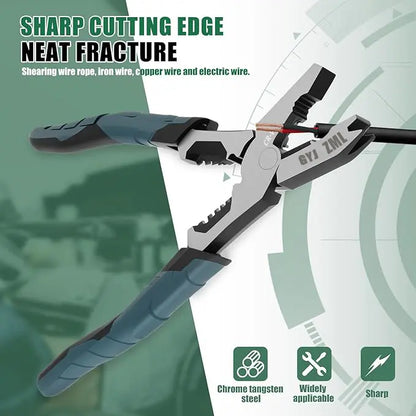 Multi-Function Wire Stripping & Cutting Pliers