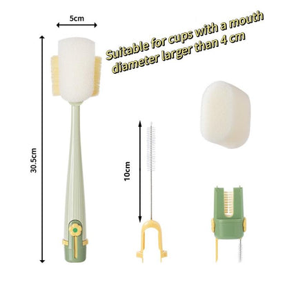 5-in-1 Multifunctional Cup & Bottle Cleaning Brush Set