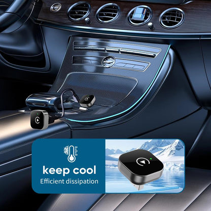 Wireless CarPlay & Android Auto Adapter – Plug-and-Play Wireless Upgrade for Factory-Wired Systems